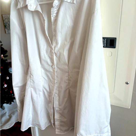 Shein white blouse - Picture 4 of 5